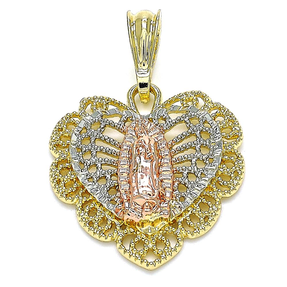 Guadalupe heart medal MD135