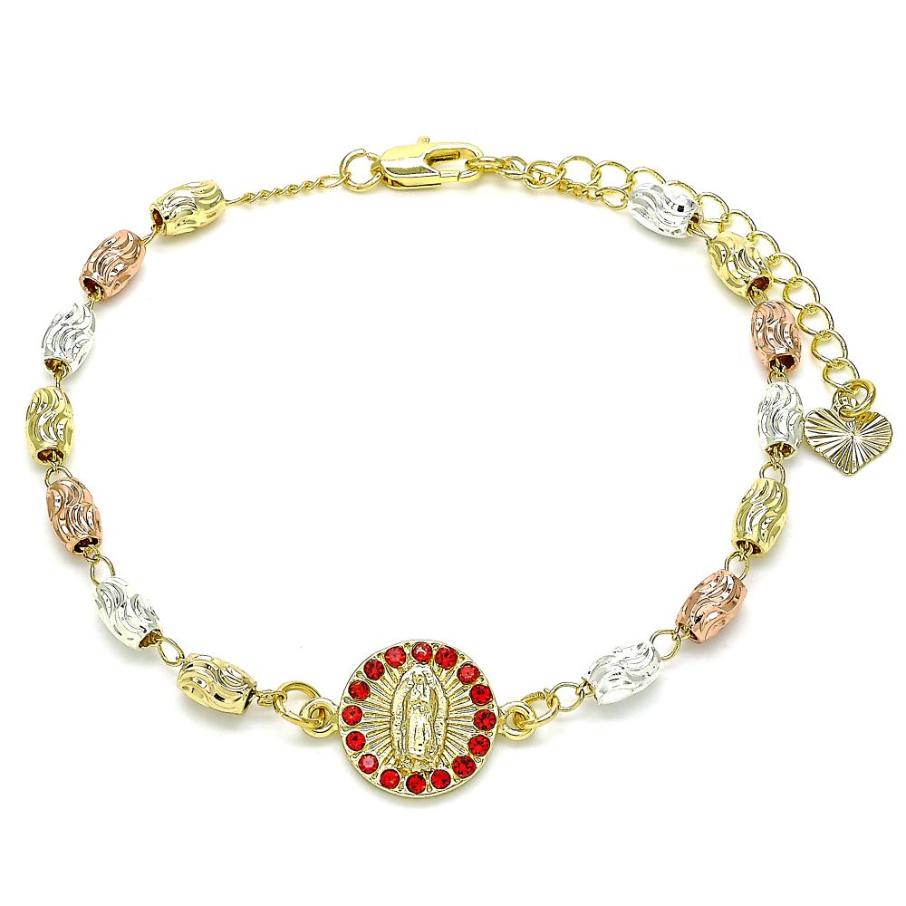 Tri tone Guadalupe bracelet- BZ752