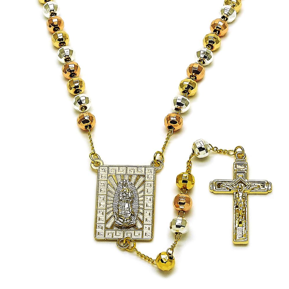 Square Guadalupe Rosary-RO652