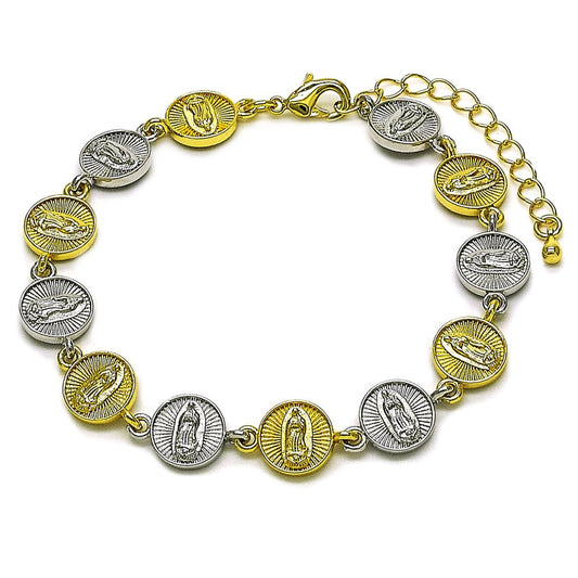 Two tone Guadalupe bracelet-BZ423