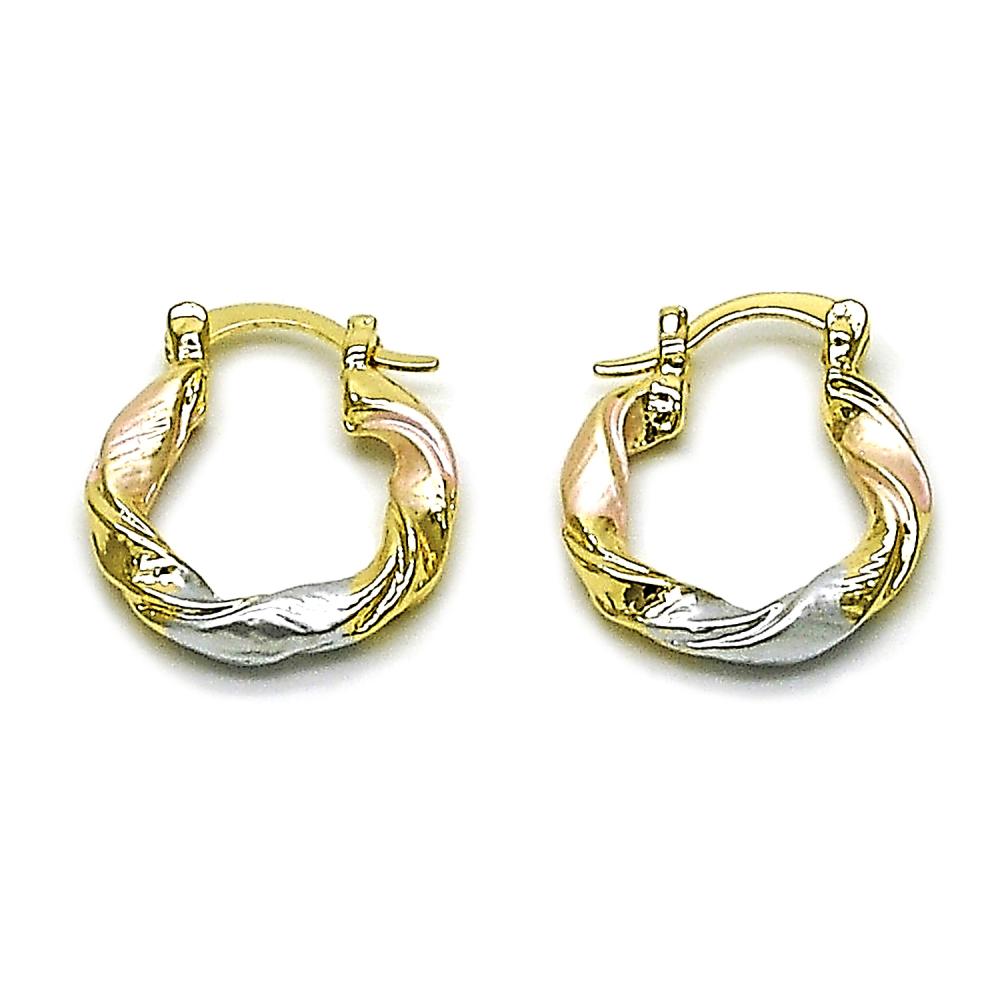 Tri color hoops-EA280