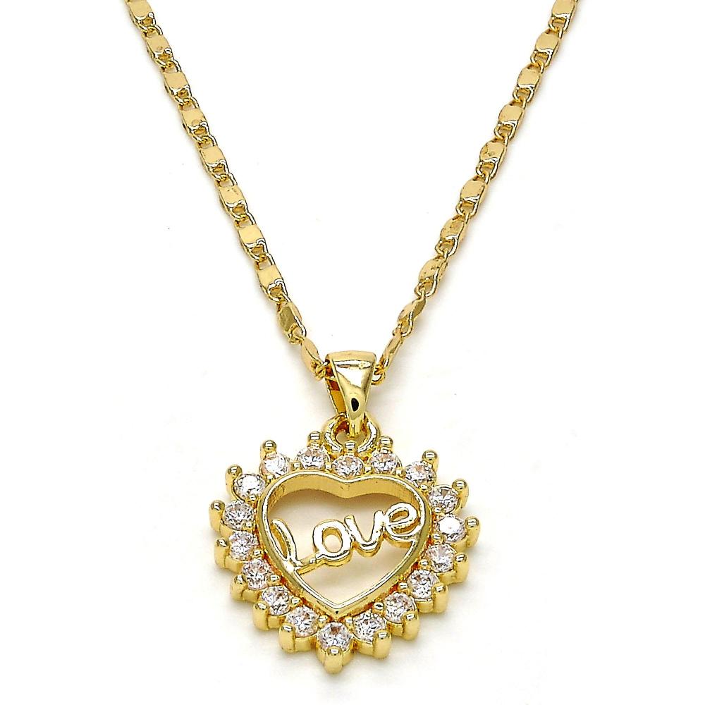 Heart love necklace MD039