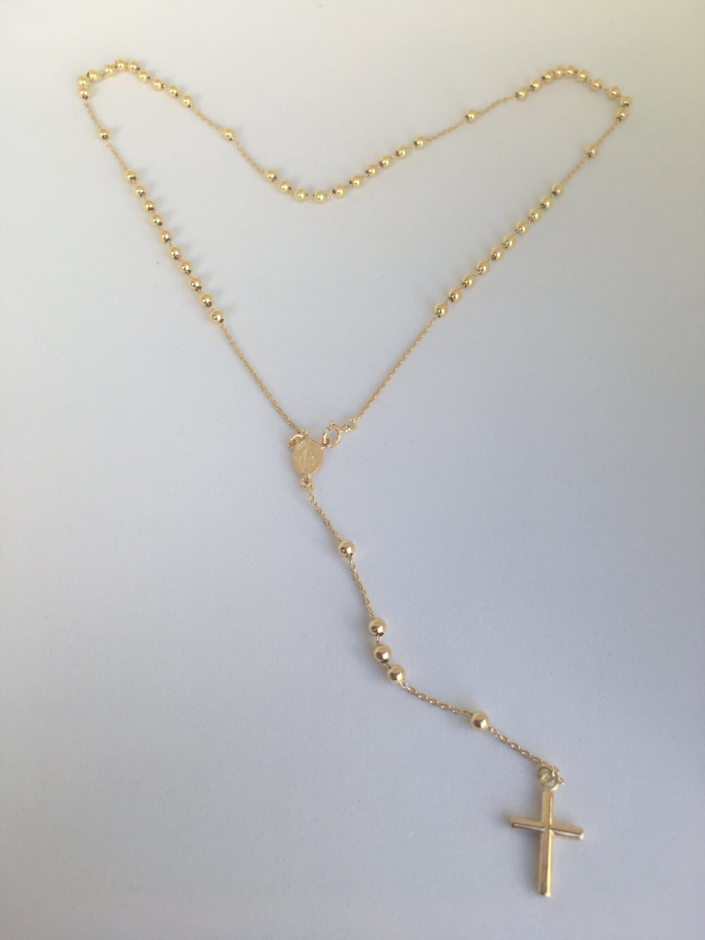 18k gold RosaryNecklace